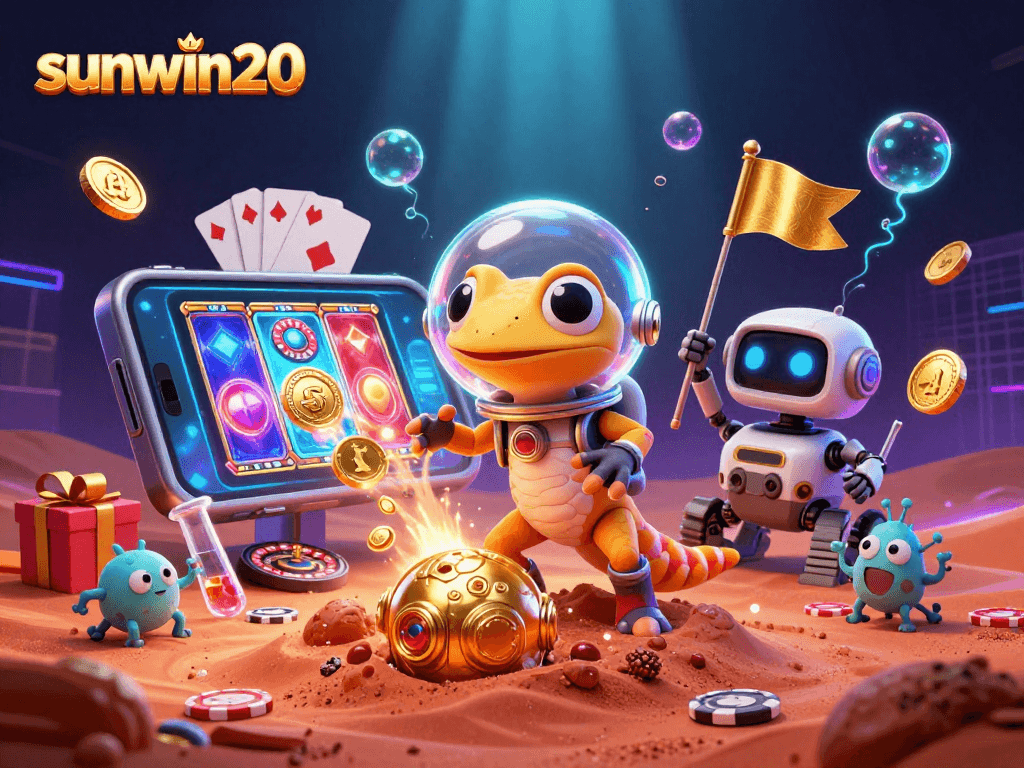 Play and win big with sunwin20 at the exciting golden casino on Mars!
