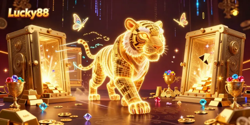 Experience thrilling jackpots with Lucky88 in a vibrant digital casino scene.