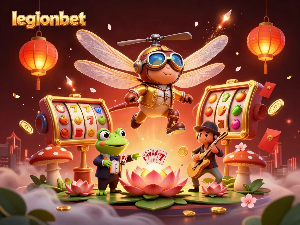 Engage in thrilling slots at legionbet while enjoying vibrant 3D casino illustrations full of action.