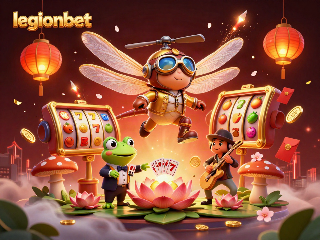Engage in thrilling slots at legionbet while enjoying vibrant 3D casino illustrations full of action.