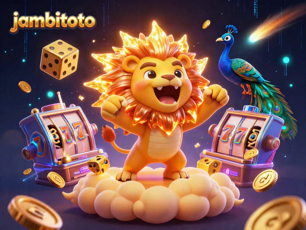 Experience exciting gameplay at jambitoto with thrilling slot machine wins and vibrant casino elements.