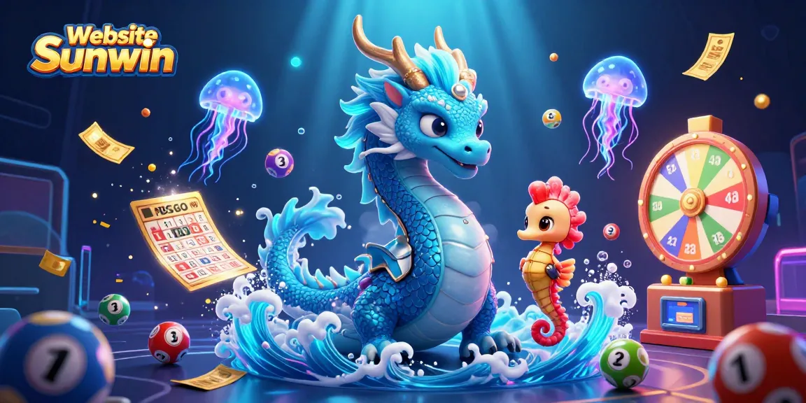 Engage with exciting gameplay on Website Sunwin featuring a vibrant ocean-themed illustration.