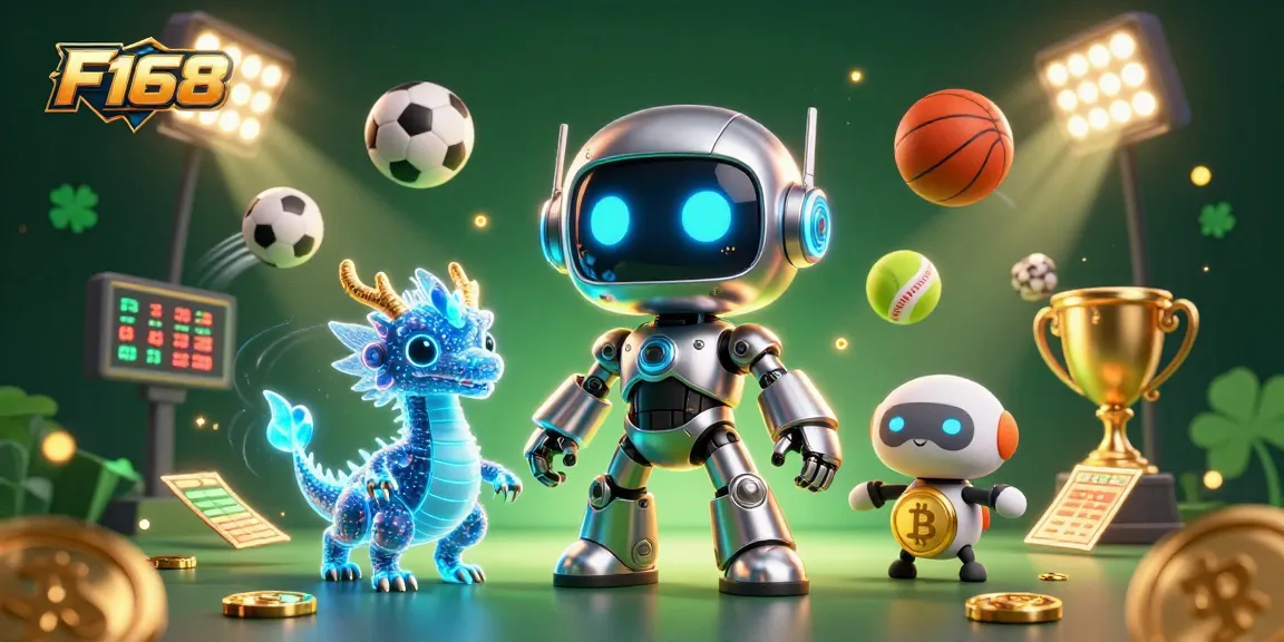 Bet on the thrill of F168 with dynamic gaming scenes featuring engaging characters and elements.