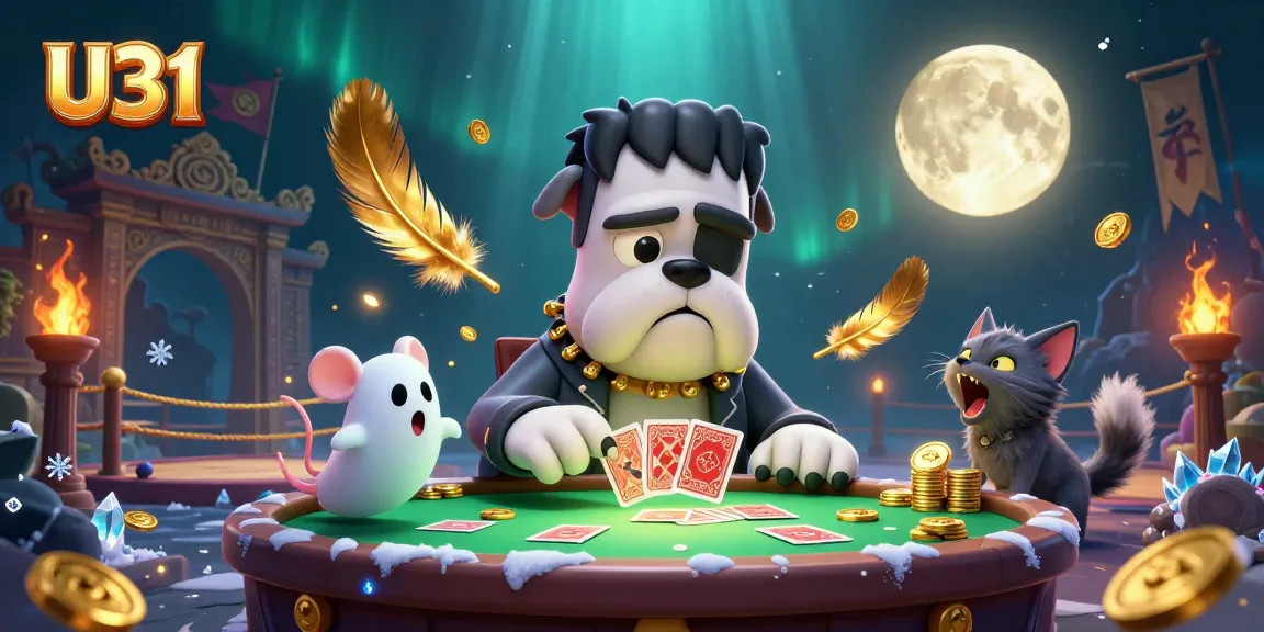 Experience thrilling gameplay at U31 with a lively casino scene featuring unique characters and dynamic settings.